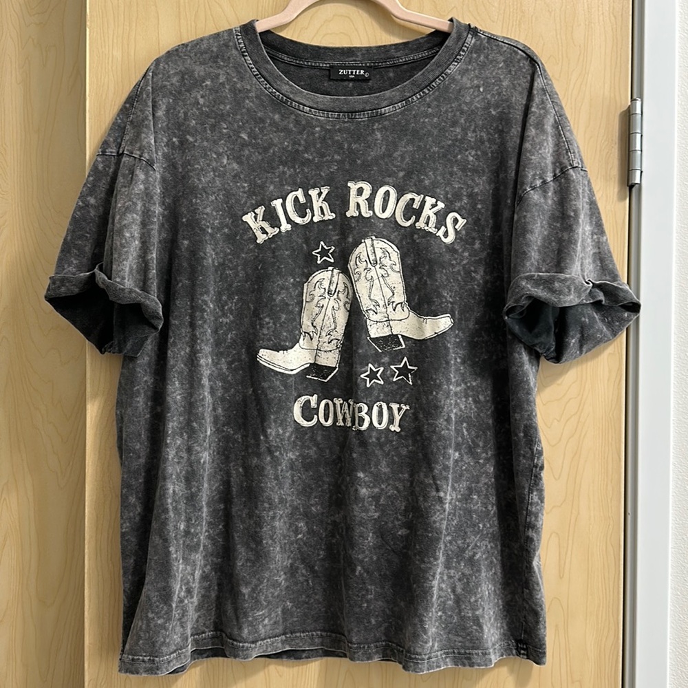Grey, Zutter t-shirt, L